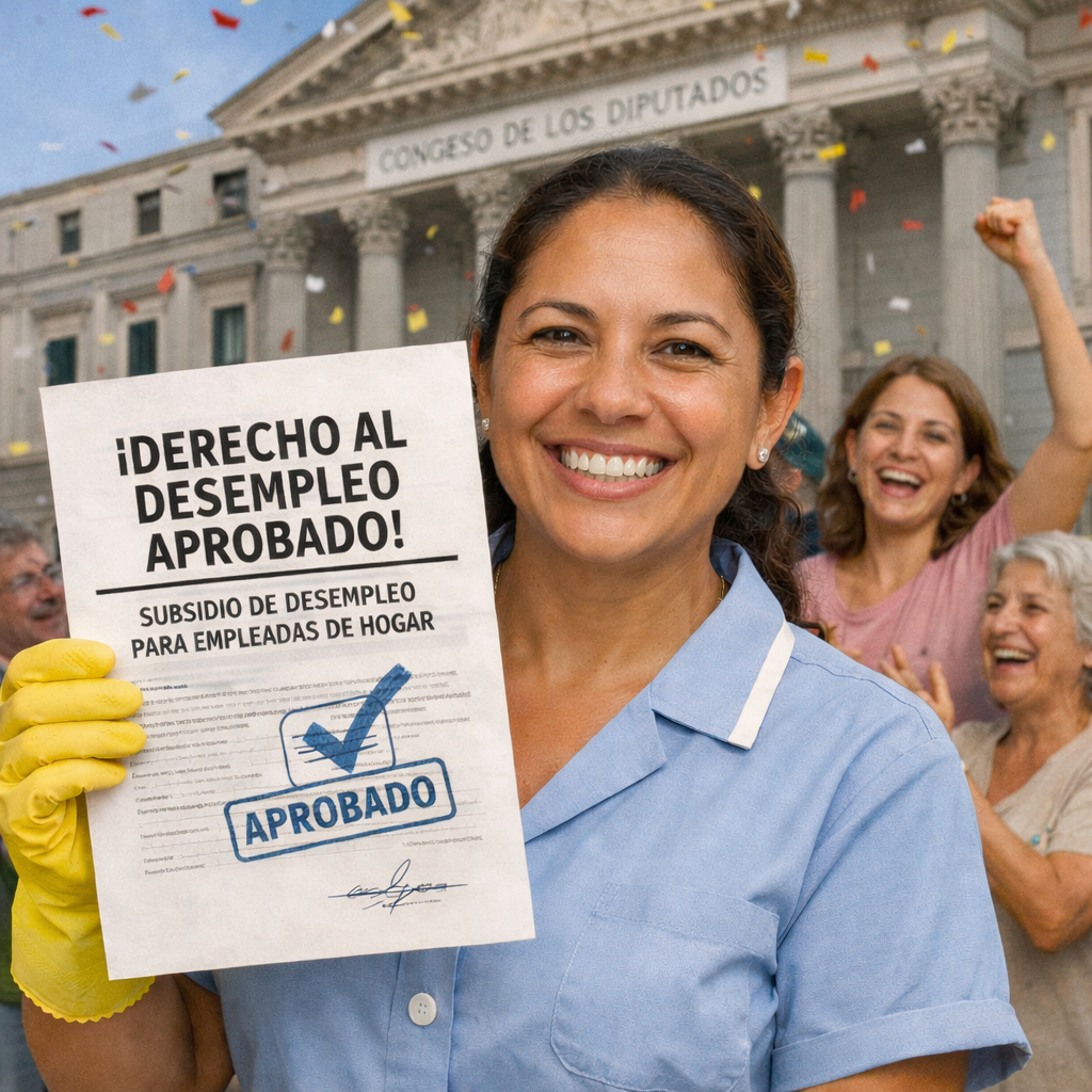 Aprobado el derecho al desempleo de las empleadas de hogar