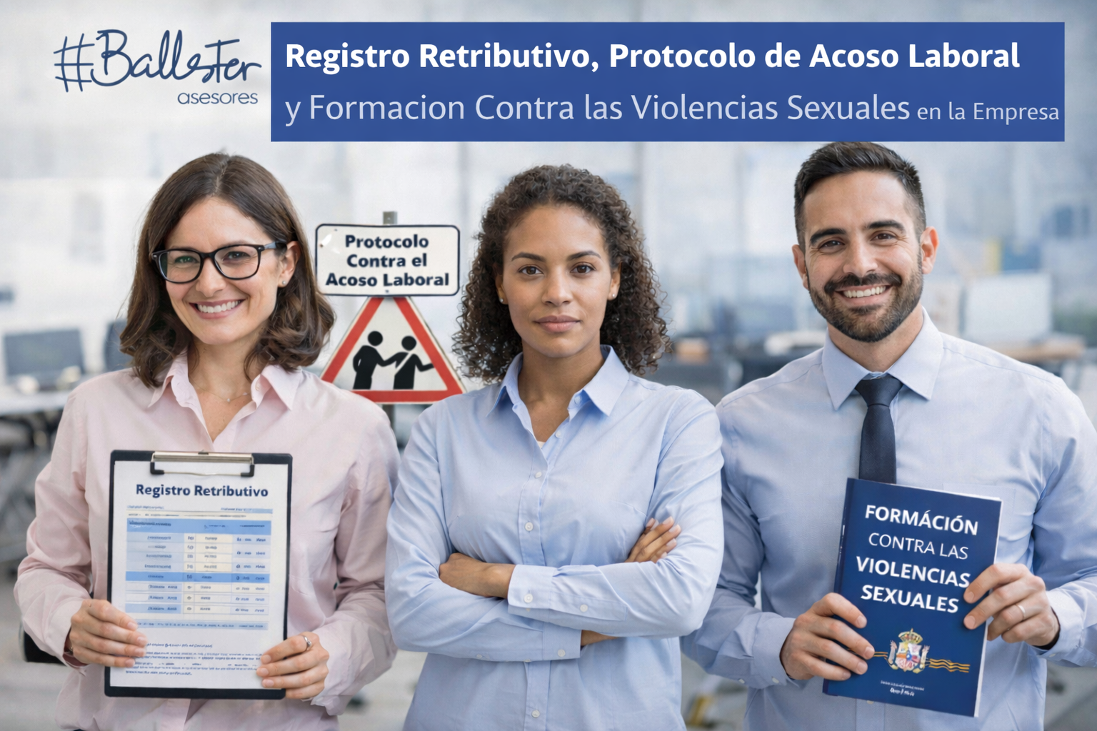 Registro retributivo, protocolo contra el acoso laboral y formación contra las violencias sexuales en la empresa.