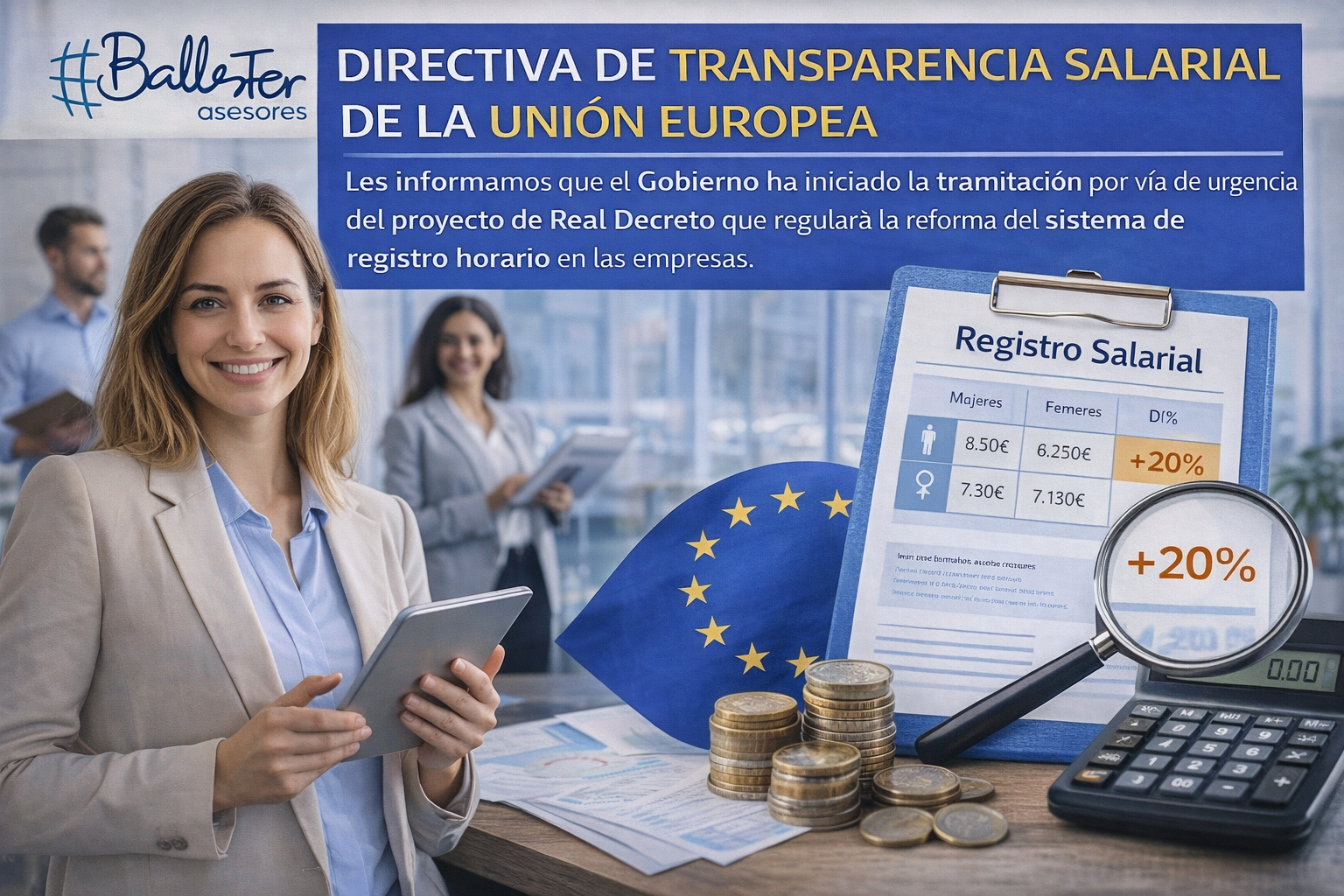 DIRECTIVA DE TRANSPARENCIA SALARIAL DE LA UNION EUROPEA
